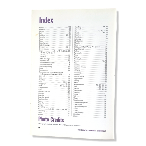 🌟HOST PICK🌟 Book: Guide to Owning a Chinchilla - Picture 3 of 3